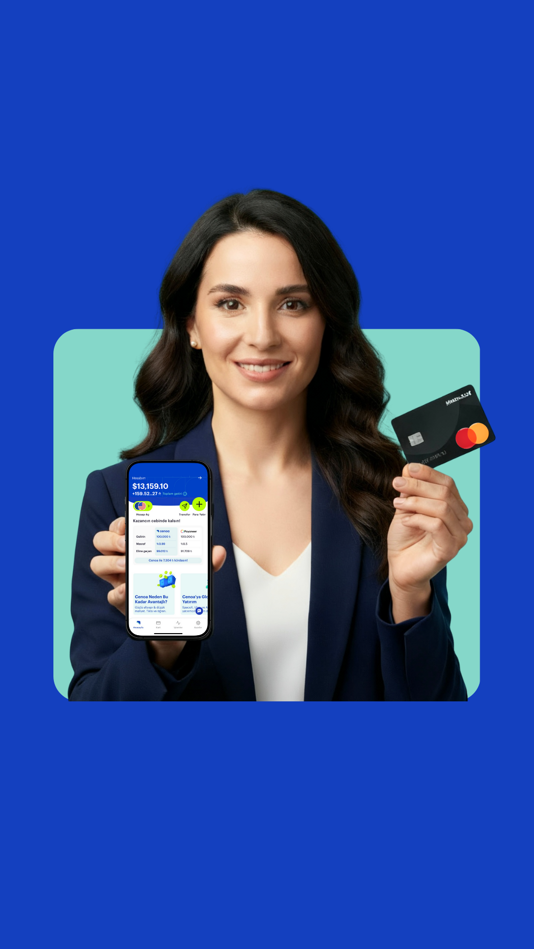 Cenoa user with Mastercard partnership