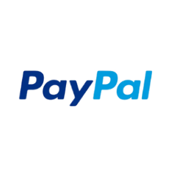 The image displays the official PayPal logo featuring the brand name in its signature sans-serif typography on a solid white background. The text is divided into two distinct colors, with 'Pay' in a deep navy blue and 'Pal' in a vibrant light blue, creating a clean and recognizable corporate identity. The composition is centered and minimal, typical for use as a brand asset or payment method indicator in financial contexts.