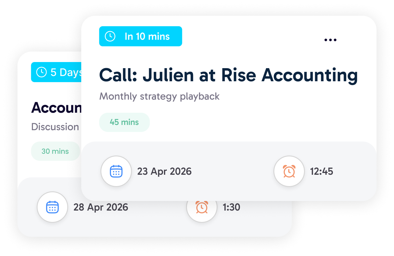 Advisory call scheduling interface for relocation support