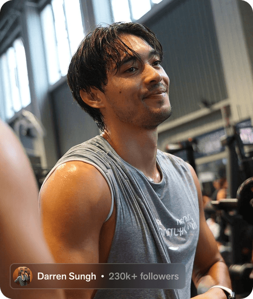Fitness creator Darren Sungh growing on Fanvue